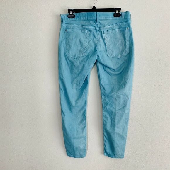 7 For All Mankind The Cropped Skinny Stretch Jeans - Picture 5 of 5